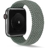 MobaxAksesuar Apple Watch 44/45/46/49mm Kordon Large Örgü Solo Loop Kordon 38 2/3/4/5/6/se/7/8/9/10/11/ultra - Koyu Yeşil - Ap 42-44-45-46-49mm