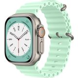 MobaxAksesuar Apple Watch 44/45/46/49mm Kordon Ocean Silikon Kordon 2/3/4/5/6/se/7/8/9/10/11/ultra - Deniz Mavisi - Ap 42-44-45-46-49mm
