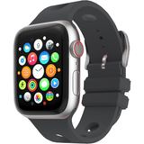 MobaxAksesuar Apple Watch 44/45/46/49MM Kordon Scuba Diving Dalgıç Silikon Band 147 2/3/4/5/6/se/7/8/9/10/11/ultra - Koyu Gri - Ap 44-45-46-49mm
