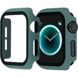 MobaxAksesuar Apple Watch 44mm Full Kasa Korumalı Ekran Koruyucu - Koyu Yeşil - Ap 44mm