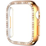 MobaxAksesuar Apple Watch 44mm Kenar Taşlı Kasa Koruyucu - Rose Gold - Apple Watch 44mm