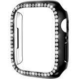 MobaxAksesuar Apple Watch 44mm Kenar Taşlı Kasa Koruyucu - Siyah - Apple Watch 44mm