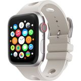 MobaxAksesuar Apple Watch 44MM Kordon Scuba Diving Dalgıç Silikon Band 147 - Starlight - Ap 44mm