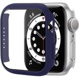 MobaxAksesuar Apple Watch 7/8/9 41mm Full Kasa Korumalı Ekran Koruyucu - Lacivert - Ap 41mm