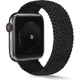 MobaxAksesuar Apple Watch 7/8/9 41mm Kordon Small Örgü Solo Loop Kordon 38 - Siyah - Ap 41mm