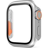 MobaxAksesuar Apple Watch 7/8/9 41mm Watch Ultra Görünümlü Kasa Dönüştürücü Ekran Koruyucu 25 - Apple Watch 41mm - Gri