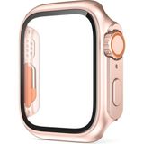 MobaxAksesuar Apple Watch 7/8/9 41mm Watch Ultra Görünümlü Kasa Dönüştürücü Ekran Koruyucu 25 - Rose Gold - Apple Watch 41mm