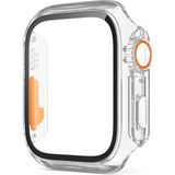 MobaxAksesuar Apple Watch 7/8/9 45mm Watch Ultra Görünümlü Kasa Dönüştürücü Ekran Koruyucu 25 - Şeffaf - Apple Watch 45mm