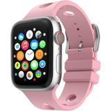 MobaxAksesuar Apple Watch Ultra 1/2/3 49MM Kordon Scuba Diving Dalgıç Silikon Band 147 - Pembe - Ap Ultra 49mm