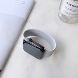 MobaxAksesuar Apple Watch Ultra 1/2/3 49MM Kordon Silikon Solo Loop Medium Strap Kayış - Gri - Ap Ultra 49mm
