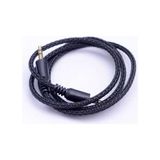 MobaxAksesuar Aux Audio Kablo 3.5mm Jack Halat Aux Kablo Standart Siyah