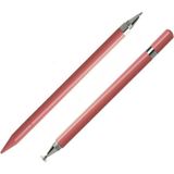 MobaxAksesuar Dokunmatik Passive Stylus Kalem Tablet Telefon Bilgisayar Kalemi 2 In 1 - Rose Gold - YXPT
