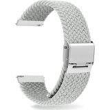 MobaxAksesuar Haylou Solar LS05 Samsung Galaxy Watch Gear S3 3 45MM 46MM Kordon Metal Klipsli Flexi Örgü - Beyaz - Sam 22mm
