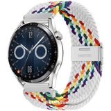 MobaxAksesuar Haylou Solar LS05 Samsung Galaxy Watch Gear S3 3 45MM 46MM Kordon Metal Klipsli Flexi Örgü - Beyaz - Sarı - Sam 22mm