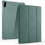 MobaxAksesuar Honor Pad X8B X8A Kılıf Kalem Bölmeli Trifolding Case NDL2-W09/NDL-W09/NDL-L09 - Koyu Yeşil - HNR Pad X8B/X8A