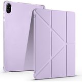 MobaxAksesuar Honor Pad X8B X8A Kılıf Kalem Bölmeli Trifolding Case NDL2-W09/NDL-W09/NDL-L09 - Lila - HNR Pad X8B/X8A