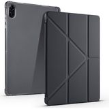 MobaxAksesuar Honor Pad X8B X8A Kılıf Kalem Bölmeli Trifolding Case NDL2-W09/NDL-W09/NDL-L09 - Siyah - HNR Pad X8B/X8A
