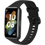MobaxAksesuar Huawei Band 7 Kordon Silikon Kordon 71 - Siyah - Huw Band 7