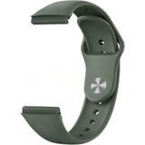 MobaxAksesuar Huawei Watch Gt 6/5 Pro 46MM Kordon Spor Silikon Band Delikli Style - Koyu Yeşil - Huw GT6Pro/GT5Pro