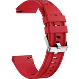 MobaxAksesuar Huawei Watch Gt 6/5 Pro 46MM Kordon Spor Silikon Band Gt6 Lansman 1e1 Uyumlu Str-16 - Kırmızı - Huw GT6 PRO 46mm