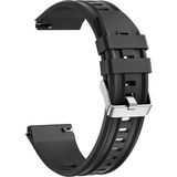 MobaxAksesuar Huawei Watch Gt 6/5 Pro 46MM Kordon Spor Silikon Band Gt6 Lansman 1e1 Uyumlu Str-16 - Siyah - Huw GT6 PRO 46mm
