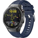 MobaxAksesuar Huawei Watch GT 6/5 Pro 46mm Kordon Spor Silikon Band Lansman 1e1 Uyumlu 130 - Lacivert - Huw GT5Pro 46mm
