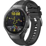 MobaxAksesuar Huawei Watch GT 6/5 Pro 46mm Kordon Spor Silikon Band Lansman 1e1 Uyumlu 130 - Siyah - Huw GT5Pro 46mm