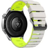 MobaxAksesuar Huawei Watch Gt 6/5/4/3/2 Pro 46MM Ultimate Se Elite Kordon Double Soft Yumuşak Silikon Band Str-27 - Starlight - Yeşil - Huw 22mm