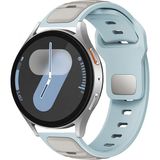 MobaxAksesuar Huawei Watch GT 6/5/4/3/2 Pro 46mm Ultimate SE Elite Kordon Oval Silikon Desen Renkli Band 135 - Açık Mavi - Gri - Huw 22mm