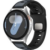 MobaxAksesuar Huawei Watch GT 6/5/4/3/2 Pro 46mm Ultimate SE Elite Kordon Oval Silikon Desen Renkli Band 135 - Midnight Blue - Black - Huw 22mm