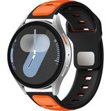 MobaxAksesuar Huawei Watch GT 6/5/4/3/2 Pro 46mm Ultimate SE Elite Kordon Oval Silikon Desen Renkli Band 135 - Siyah - Turuncu - Huw 22mm