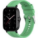 MobaxAksesuar Huawei Watch GT 6/5/4/3/2 Pro 46mm Ultimate SE Elite Kordon Silikon Dalga Desen Şerit Band 23 - Açık Yeşil - Huw 22mm