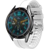 MobaxAksesuar Huawei Watch GT 6/5/4/3/2 Pro 46mm Ultimate SE Elite Kordon Silikon Dalga Desen Şerit Band 23 - Beyaz - Huw 22mm