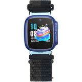 MobaxAksesuar Huawei Watch Gt6 / Gt5 / Gt4 41MM 18MM Kordon Hasır Band Çocuklar - Gri - Koyu Mavi - Huw GT4 41mm