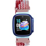 MobaxAksesuar Huawei Watch Gt6 / Gt5 / Gt4 41MM Kordon Örgü Tokalı Band 139 - Kırmızı - Pembe - Huw GT4 41mm