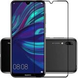 MobaxAksesuar Huawei Y7 Prime 2019 Davin 5d Cam Ekran Koruyucu - Siyah - Huw Y7 Prime 2019