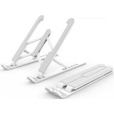 MobaxAksesuar Laptop Standı Matebook Macbook Notebook Tablet Laptop Kademeli Yükseltici P1 - Beyaz