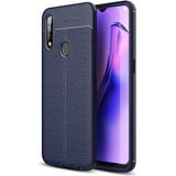 MobaxAksesuar Oppo A31 Kılıf Deri Tarzı Niss Silikon Case - Lacivert
