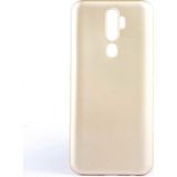 MobaxAksesuar Oppo A9 2020 Kılıf Soft Mat Premier Case - Gold
