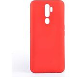 Mobaxaksesuar Oppo A9 2020 Kılıf Soft Mat Premier Case - Kırmızı