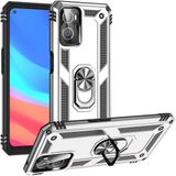MobaxAksesuar Oppo A96 4g Kılıf Yüzüklü Zırh Tank Vega - Gri