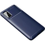 MobaxAksesuar Samsung Galaxy A02S Kılıf Karbon Silikon Case - Lacivert - Glx A02S