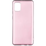 Mobaxaksesuar Samsung Galaxy A02S Kılıf Soft Mat Premier Case - Rose Gold