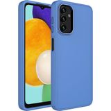 MobaxAksesuar Samsung Galaxy A04 Kılıf Metal Çerçeve Lansman Silikon Kapak - Lavanta Grisi