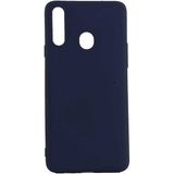 Mobaxaksesuar Samsung Galaxy A20S Kılıf Soft Mat Premier Case - Lacivert