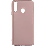 Mobaxaksesuar Samsung Galaxy A20S Kılıf Soft Mat Premier Case - Rose Gold
