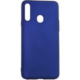 Mobaxaksesuar Samsung Galaxy A20S Kılıf Soft Mat Premier Case - Saks Mavi