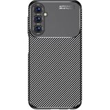 MobaxAksesuar Samsung Galaxy A25 Kılıf Karbon Silikon Case Kapak - Siyah - Glx A25