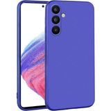 MobaxAksesuar Samsung Galaxy A34 Kılıf Soft Mat Premier Case Kapak - Saks Mavi