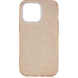 MobaxAksesuar Samsung Galaxy A5 2016 Kılıf Simli Parlak Shining Kapak Gold